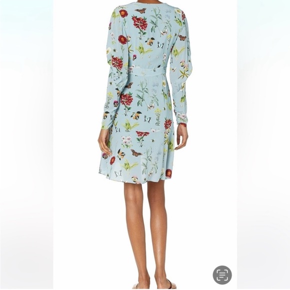 Joie Blue Long Sleeve V-Neck - Picture 8 of 14